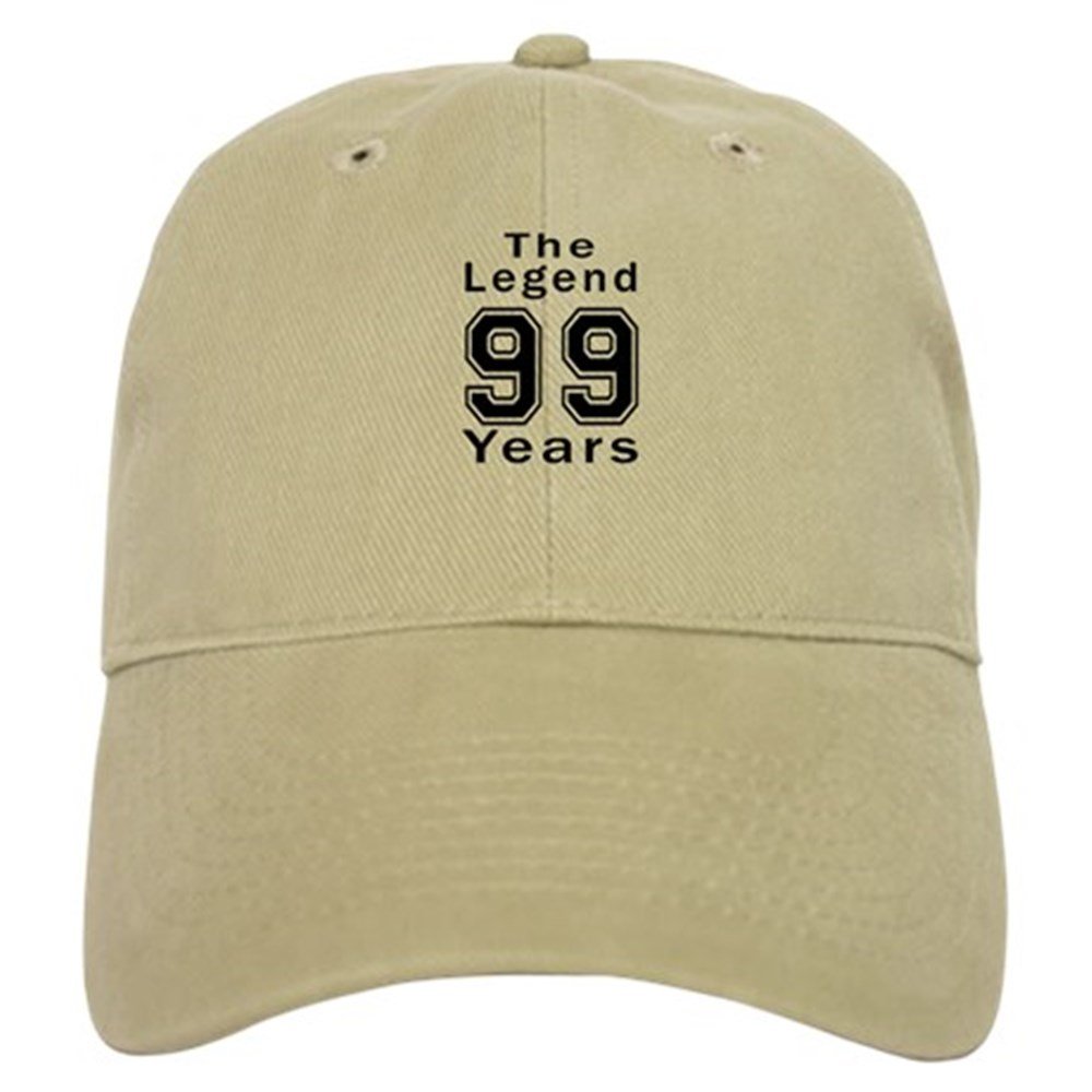 CafePress 99 Legend Birthday Designs Cap Unique Adjustable Baseball Hat Khaki
