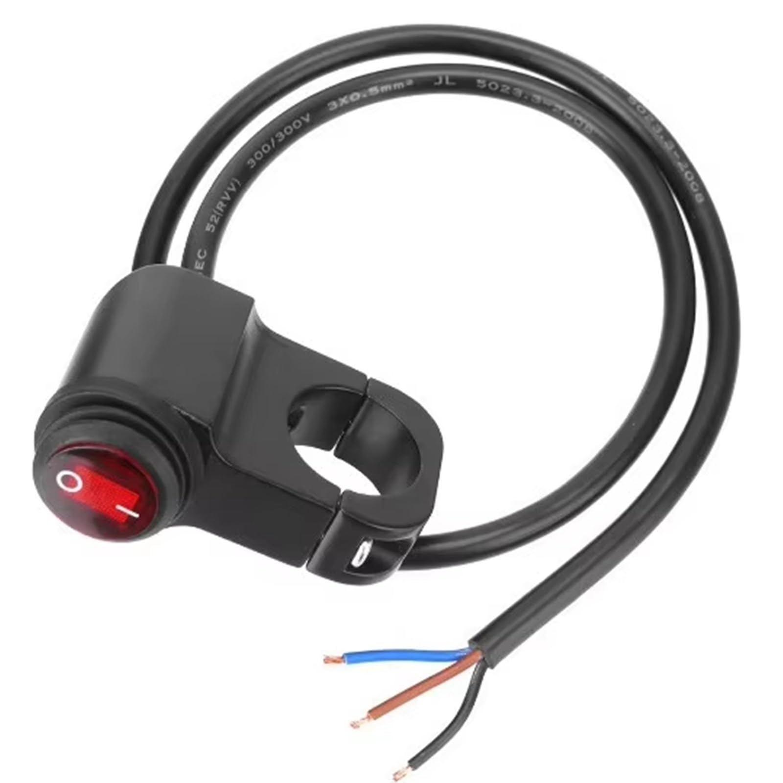 Moto bouton démarrage du moteur Diamètre 22 Mm Interrupteur Universel Pour Feux D'avertissement Et D'urgence De Moto Double Bouton Accessoires