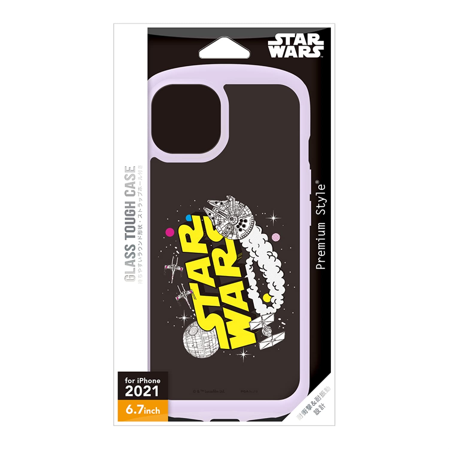Premium Style iPhone 13 Pro Max用 ガラスタフケース [グラフィック] PG-DGT21P30SW