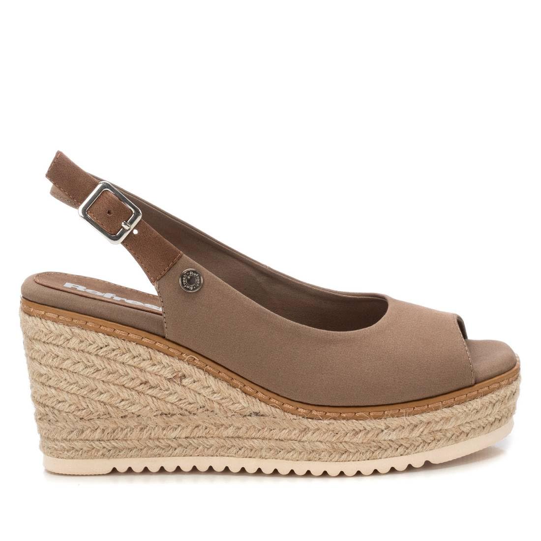 REFRESH 171541, Women's Sandal, Taupe, 38 EU, Taupe, 6 UK