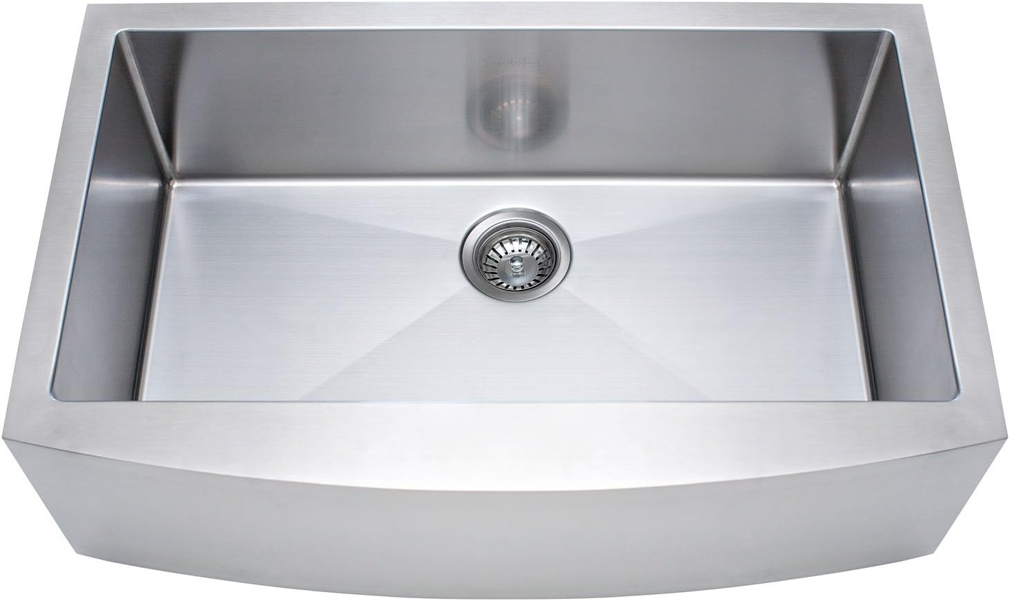 Franke Kinetic 33" Apron Front Farm House Single Bowl Kitchen Sink, Stainless Steel