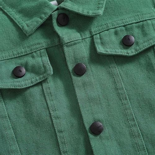 Boys Girls Spring Jackets Set Fashion Long Sleeve Denim Jacket Coats Cargo Long Pants Kids Casual Sweatsuit4