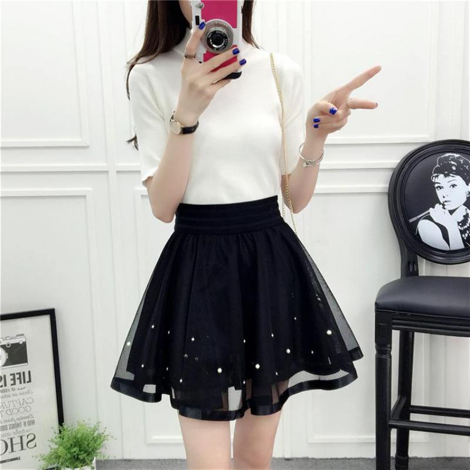FOXEY 45472 SKIRT \"PETITE TULLE\" 黒42 45472 Skirt “Petite Tulle” – FOXEY 公式オンラインストア