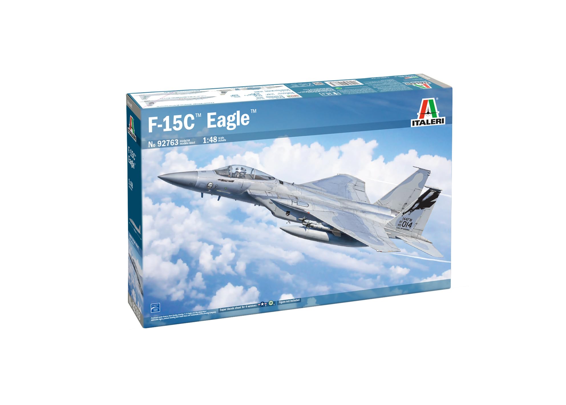Italeri 92763 F-15C Eagle 1:48 Scale Plastic Model Kit/Model Assembly