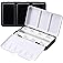 LOONENG Metal Watercolor Tin with Fold-Out Palette, Small Tray Palette with 8 Empty Full Pans for Plein Air, Acrylic and Oil 
