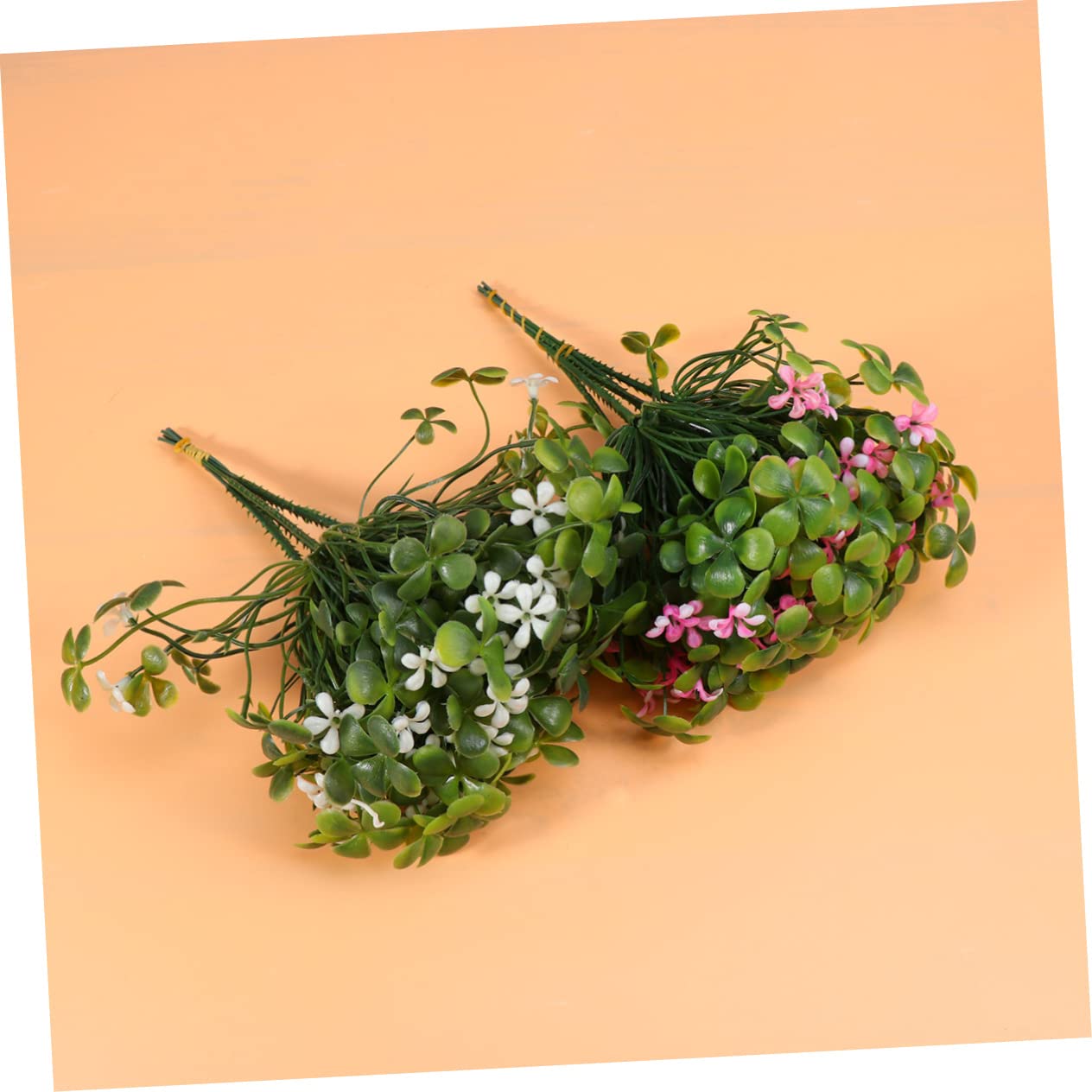 DECHOUS 2 Sets Simulierte Mini-sukkulenten Kunststoff-blumendekoration Dürreresistent Stilvolles Grün für Ihren Wohnraum Stück