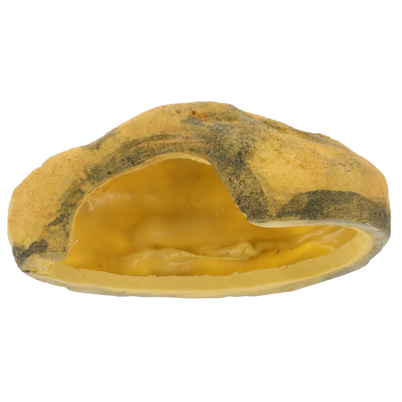 GALPADA Reptile Cave Shelter for Bearded Dragons Turtles Snakes Realistic Resin Hideout for Relief Comfort for Reptiles Enhances Habitat Aesthetics