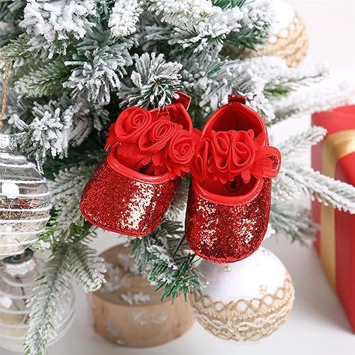 Baby Girls Mary Jane Flats with Bowknot Headband Review | Image 5