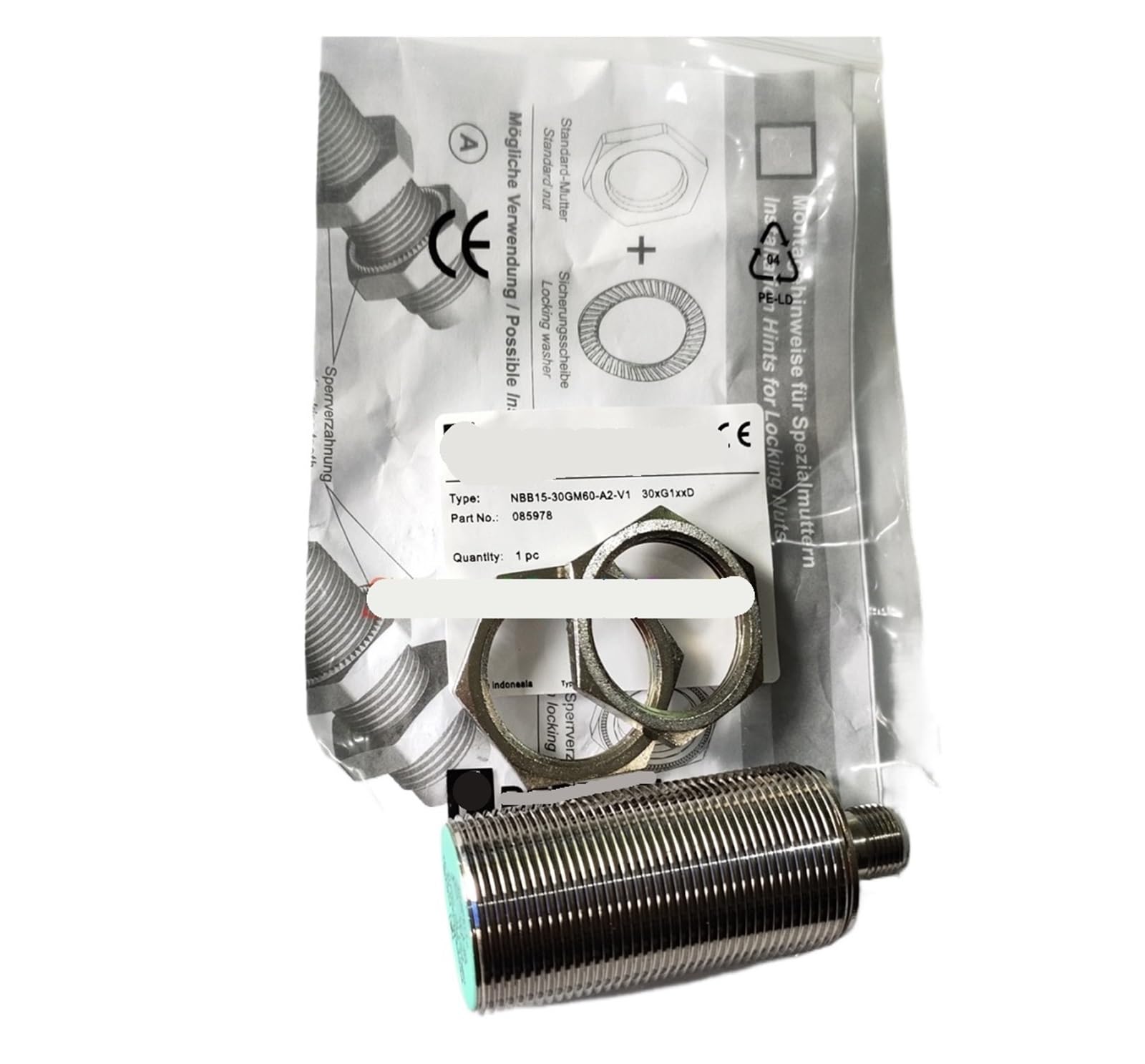 Capteur de proximité inductif NBB15-30GM60-A0-V1 Pepperl+Fuchs m30 détecteur