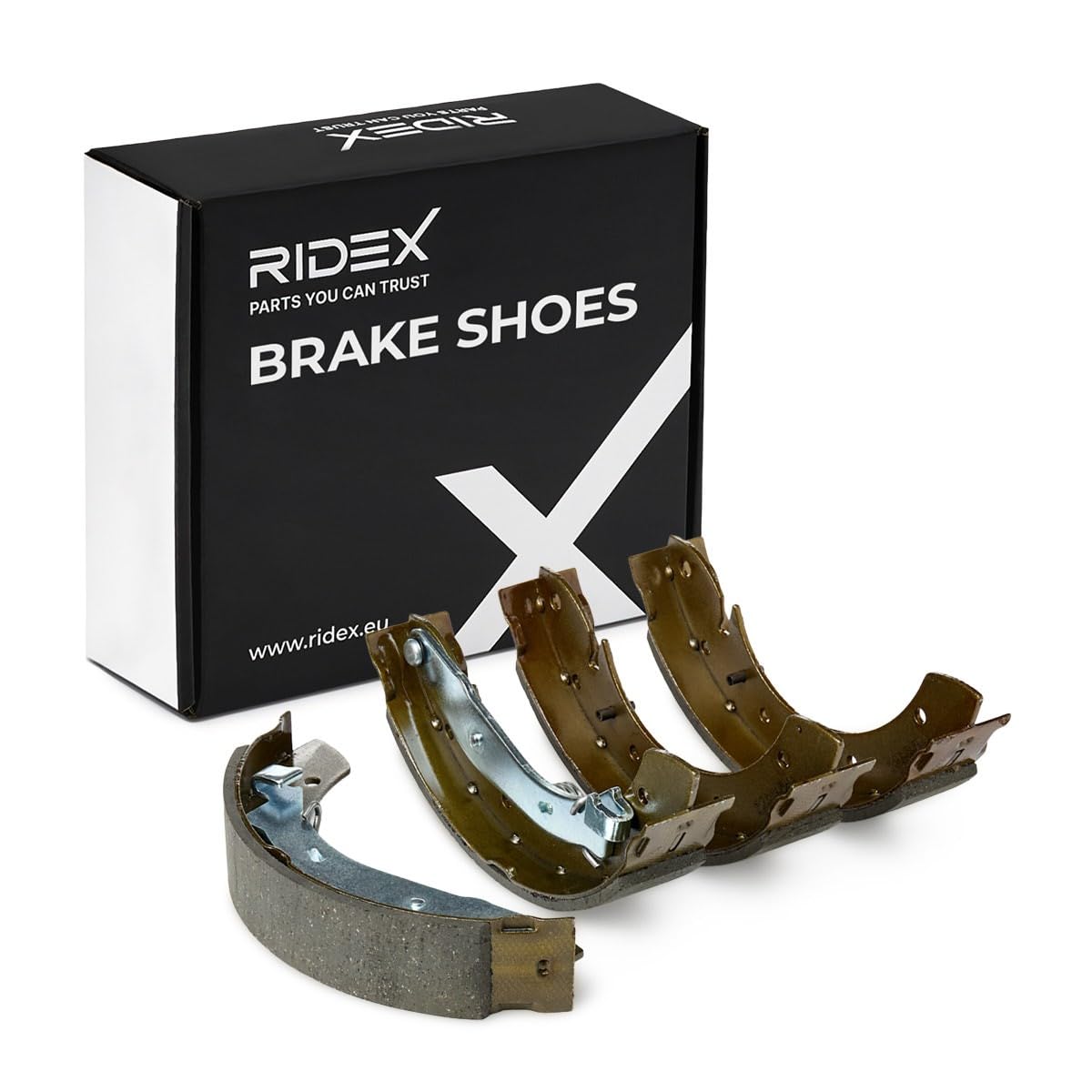RIDEX 70B0008 Jeu de mâchoires de frein Arrière avec levier Compatible avec CITROËN Berlingo/Berlingo First I MF, GJK, GFK