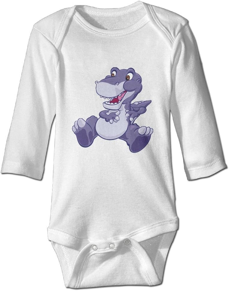 Banana Nawan The Land Before Time Pattern Funny Bodysuits Funny Natural Organic Baby Onesie Unisex Boys Girls White Apparel