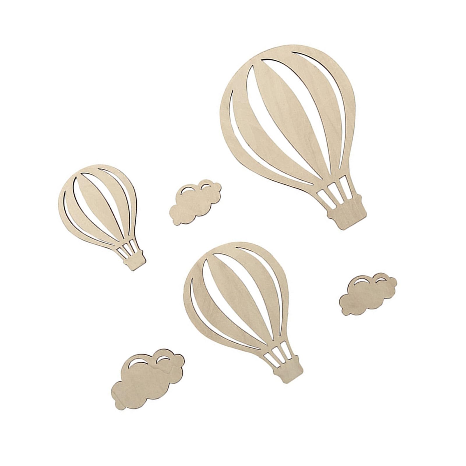 Tsophreniq Bohemians Nursery Wall Decors Babyroom Wall Art Decors Hot Air Balloon Cloud Nursery Decorations for Bedroom Playroom Hot Air Balloon Cloud