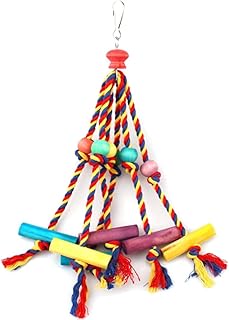 Parrot Toys Medium Parrots Bird Toys for Parrots Parrot Chew Toys Colorful Bird Toys Unique Parrot Hanging Toys for Finch, Parrot Macaw Cockatiel Toys