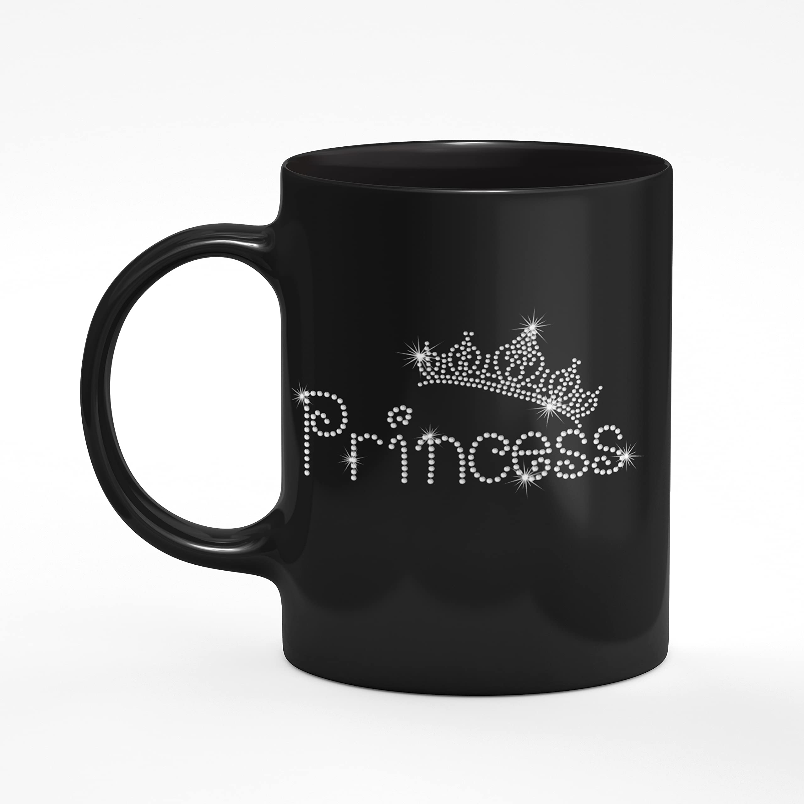 PrideKraft "Princess Printed Birthday Mug | Best Gift for Women, Mom, Sister, didi Daughter Girlfriend Wife bhabhi and Loved Ones[325 ml] (Princess Black B, Gift Queen/Princess Mugs)