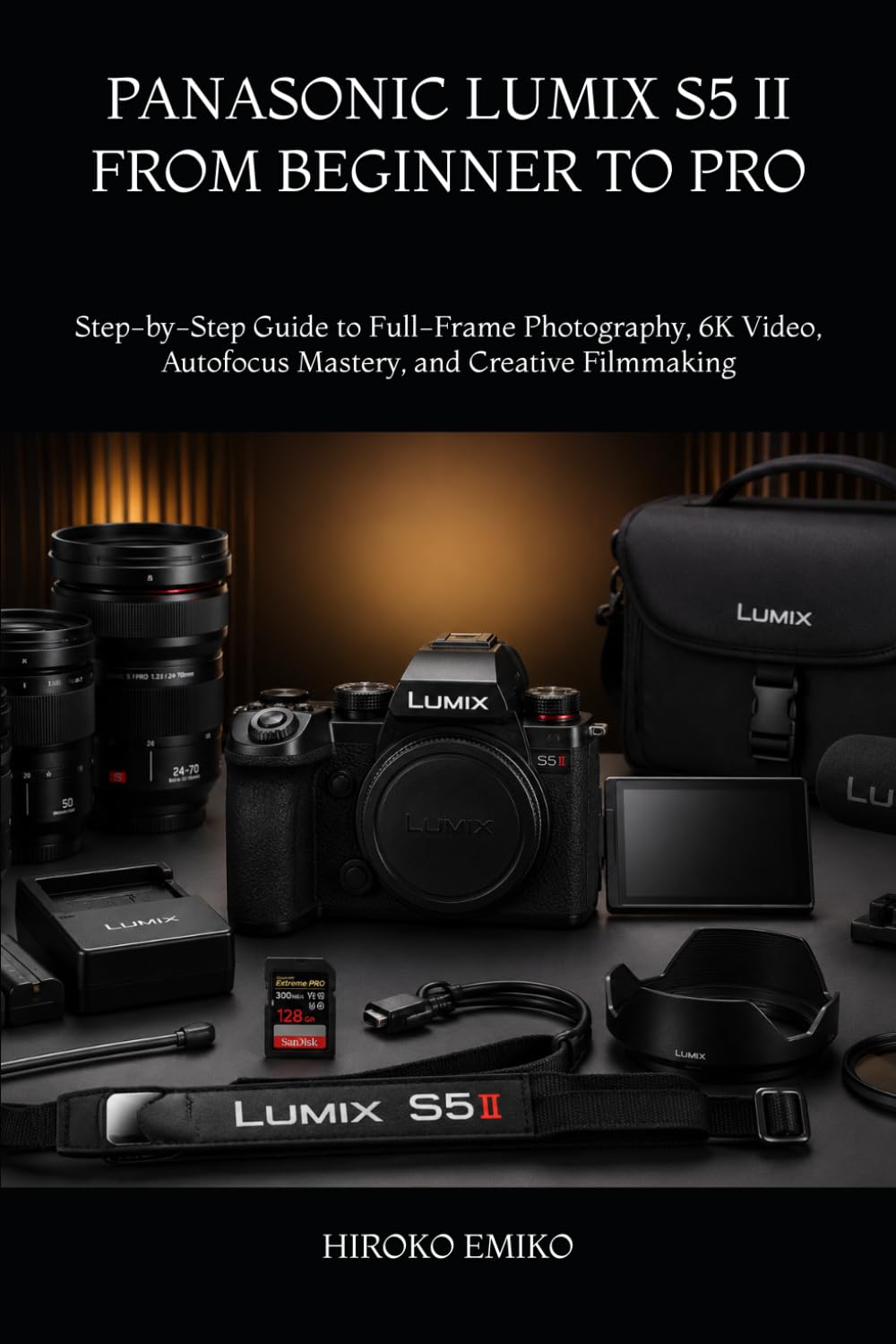 PANASONIC LUMIX S5 II FROM BEGINNER TO PRO: Step-by-Step Guide to Full-Frame Photography, 6K Video, Autofocus Mastery, and Creative Filmmaking
