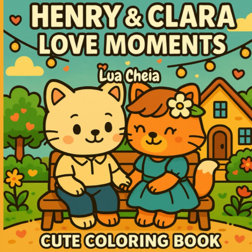 Henry & Clara Love Moments: Cute Coloring Book