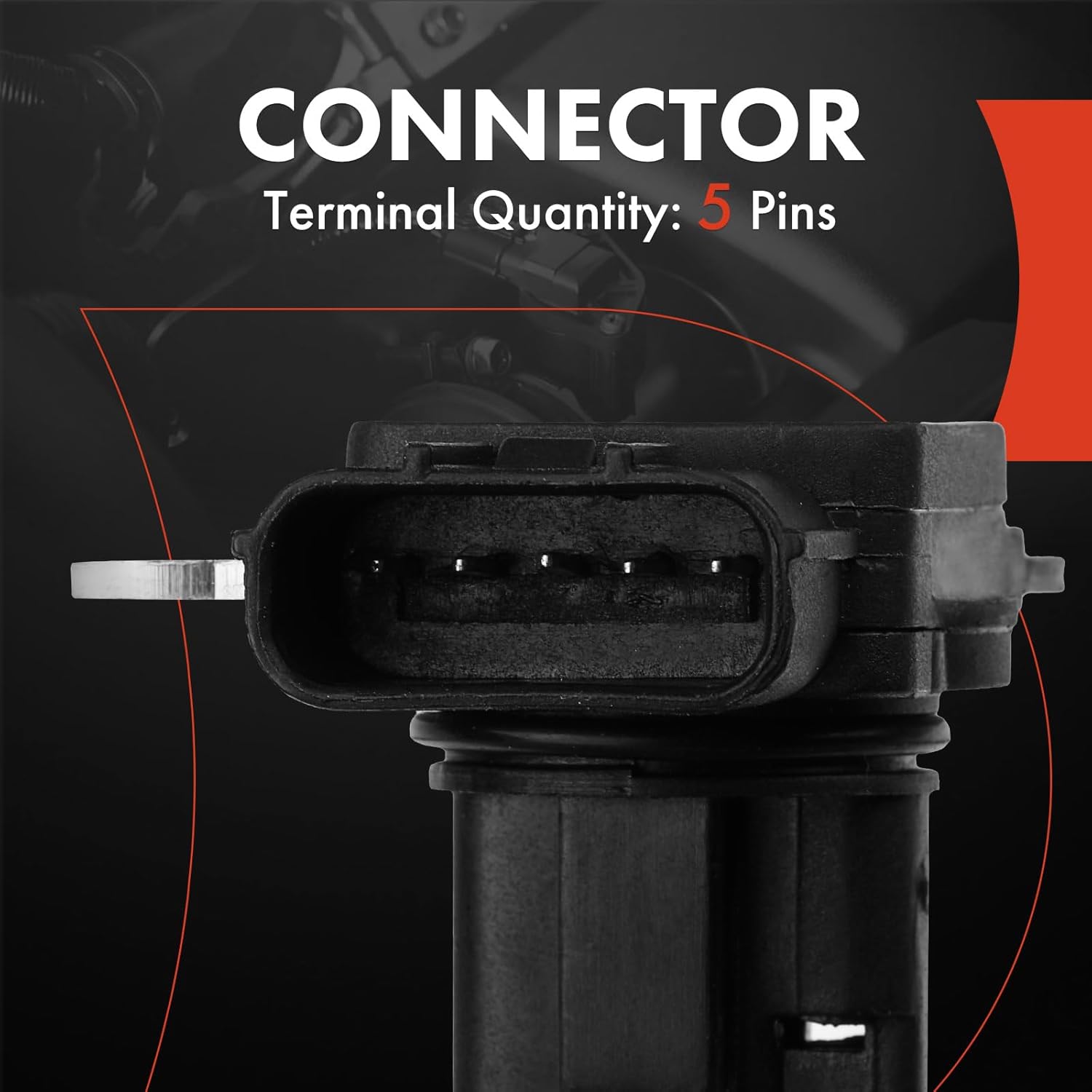 A-Premium Mass Air Flow Sensor Meter [5-Pins] Compatible with Honda CR-V 2007-2009, Civic 2006-2011, Element 2007-2011 [L4 2.0L 2.4L]