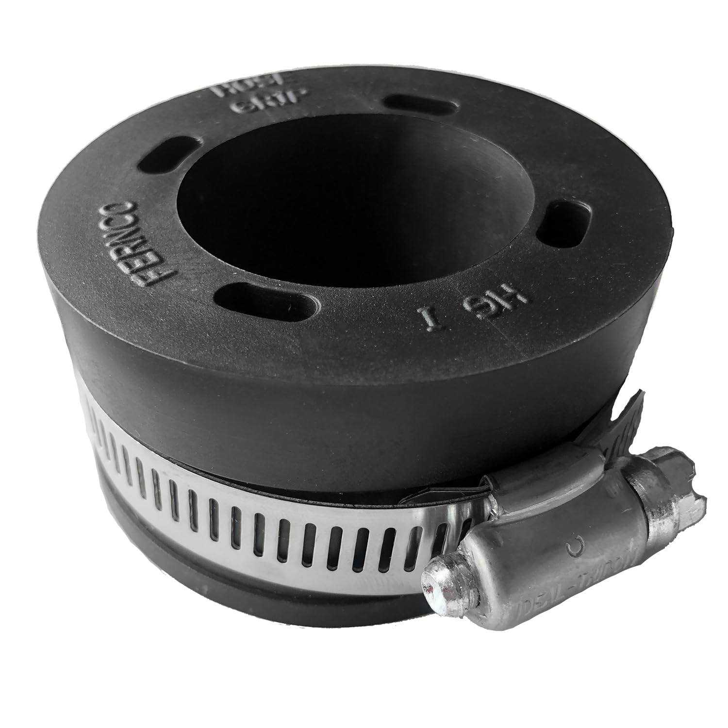 Fernco PHG Grip Connector for 2” or 1-1/2” Standpipe to 1” -1-7/16” Washer Hose, Pack of 1, Grey
