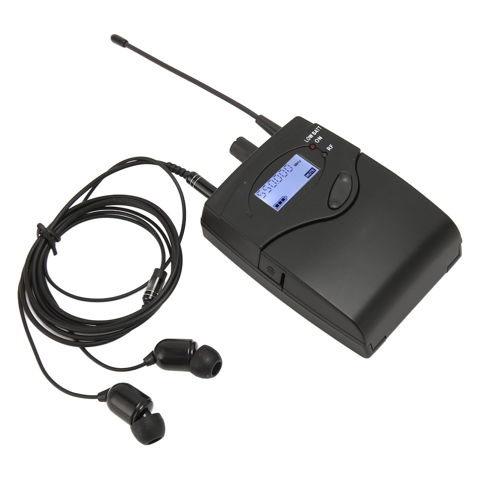 XUMIUZIY Ricevitore 550MHz Stereo Ear Monitor per Stage Band