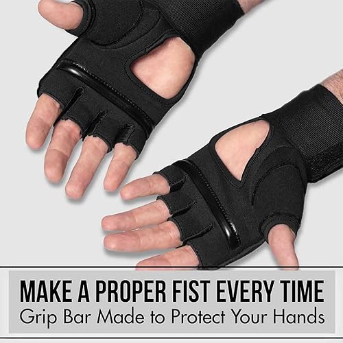 Miniatura 4 de MoneyFyte Envolturas de boxeo de gel rápido debajo de los guantes de boxeo - Kickboxing MMA Muay Thai - Puño nudillos muñequeras guantes interiores