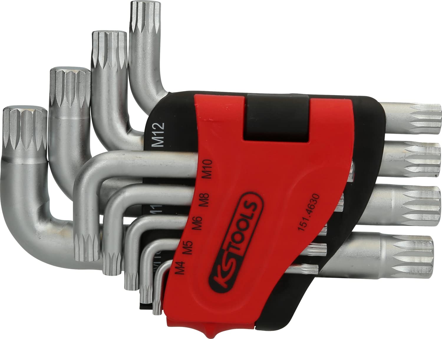 KS Tools 151.4630 Zest kluczy imbus wielozabkowych(XZN®), 9-szt, M9-M12