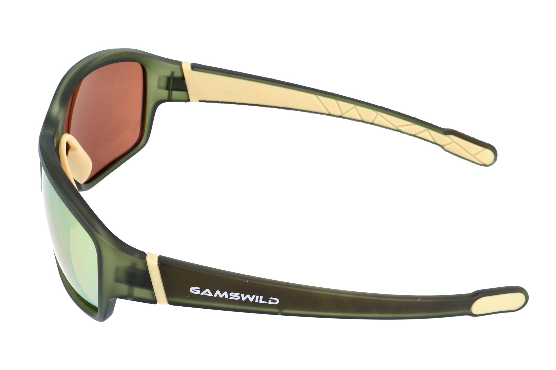 Gamswild WS8140 okulary rowerowe – okulary przeciwsłoneczne – okulary sportowe – odporne na pęknięcia szkła poliwęglanowe – 100% ochrony przed promieniowaniem UV – dzięki UV400 – 28 g