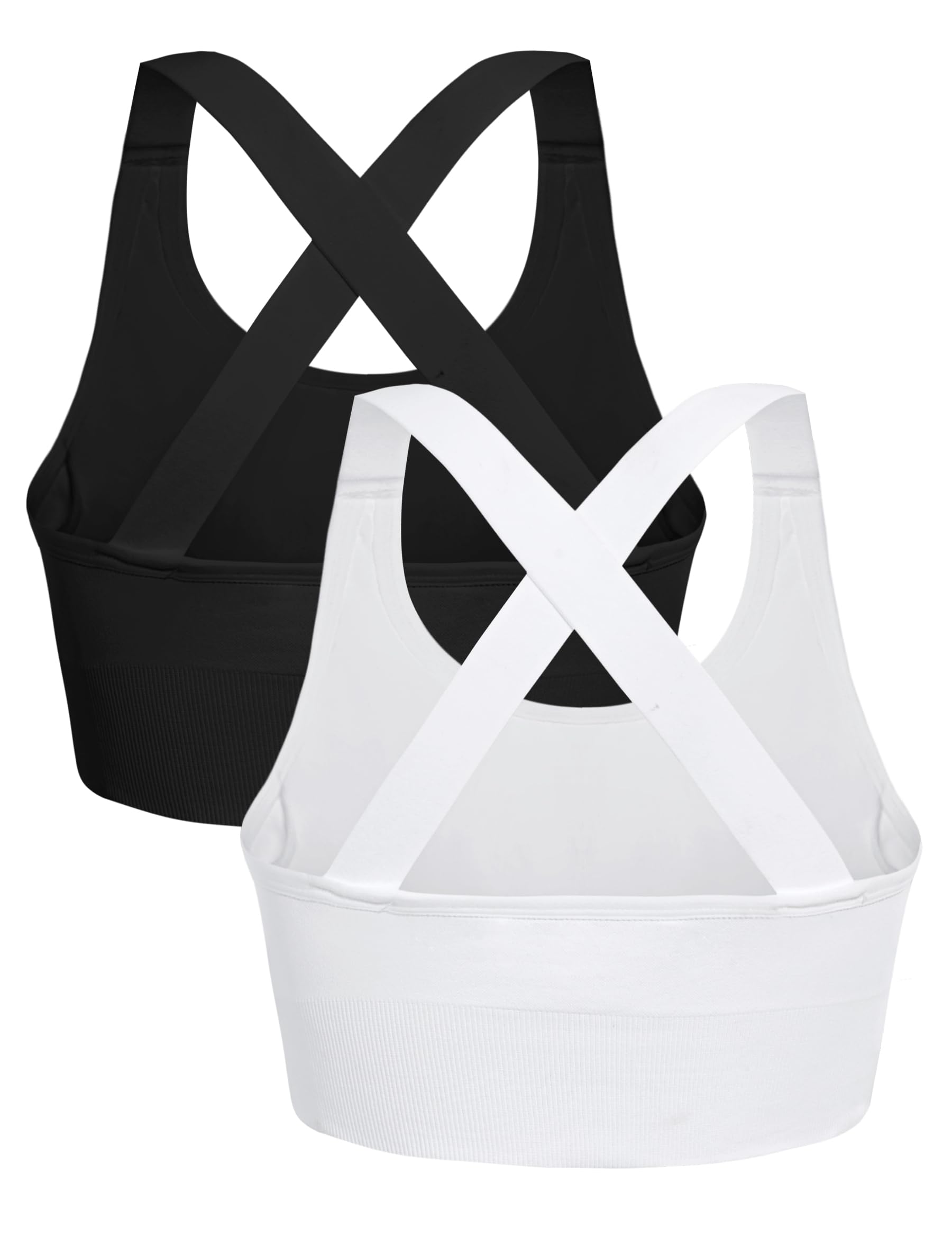 Uniexcosm Reggiseno Sportivo da Donna Cotone Senza Ferretti Reggiseni Sportivo Yoga Imbottito Reggiseno Sportivo Senza Ferretto