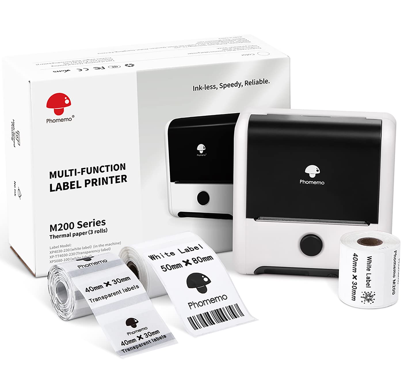 Etichettatrice Bluetooth Phomemo M950 - Stampante Etichette 12mm, Con Tastiera