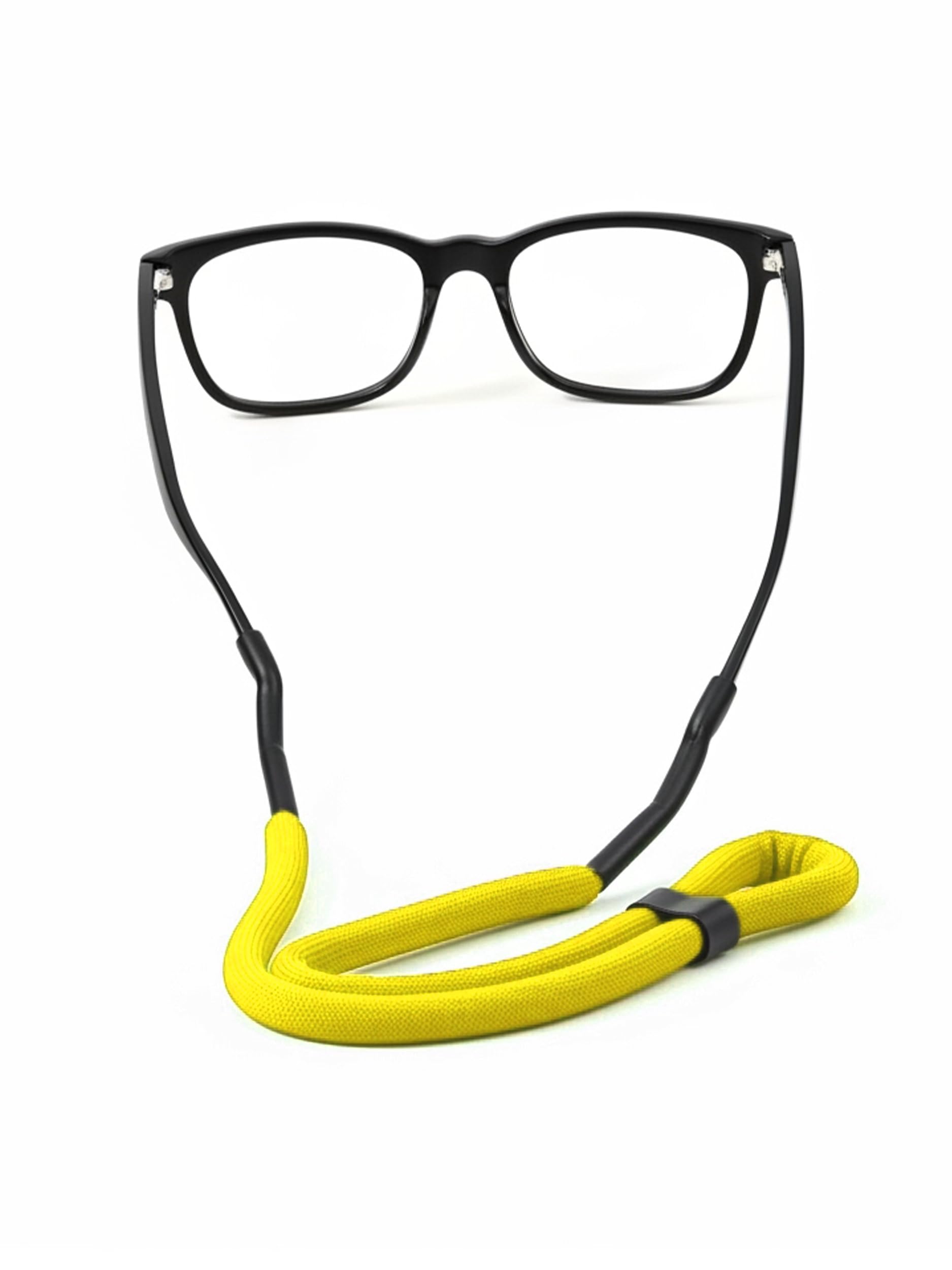 OWLMATE 5 Pièces Cordon Lunettes Sport, Cordon Lunettes Homme, Attache Lunette Sport Pour Sports Nautiques Canotage Kayak Surf Hommes Femmes