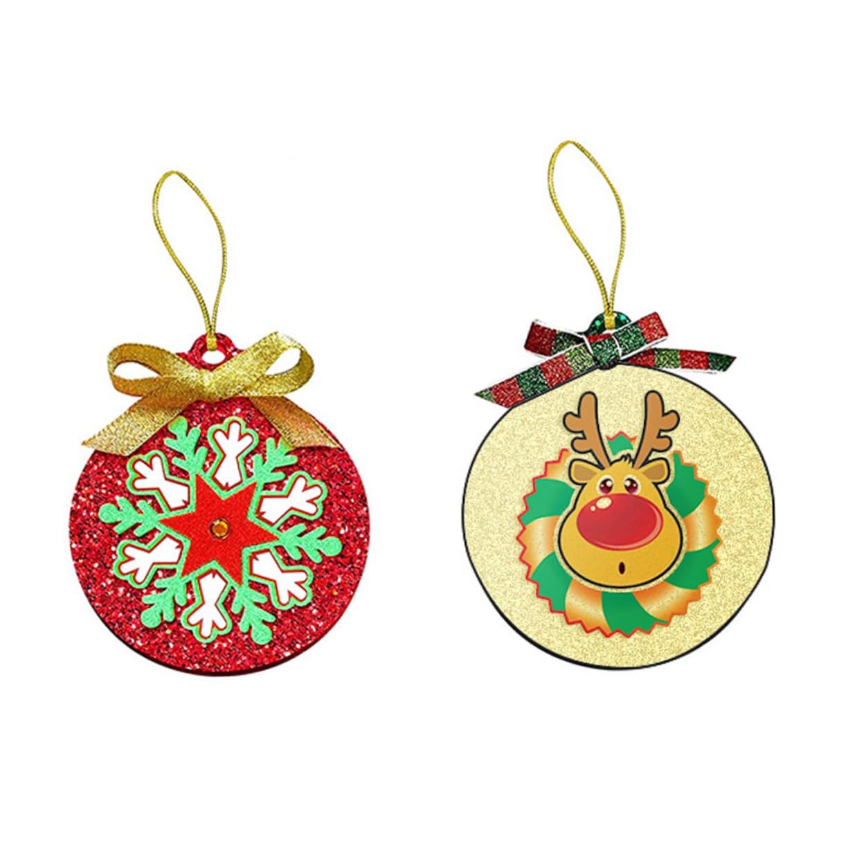NUOBESTY 3 Set Stampi Silicone Rotondi Flessibili Per Creazioni Fai Da Te Riutilizzabili E Resistenti Per Targhette Natalizie E Portachiavi Decorativi 4 Pezzi*3