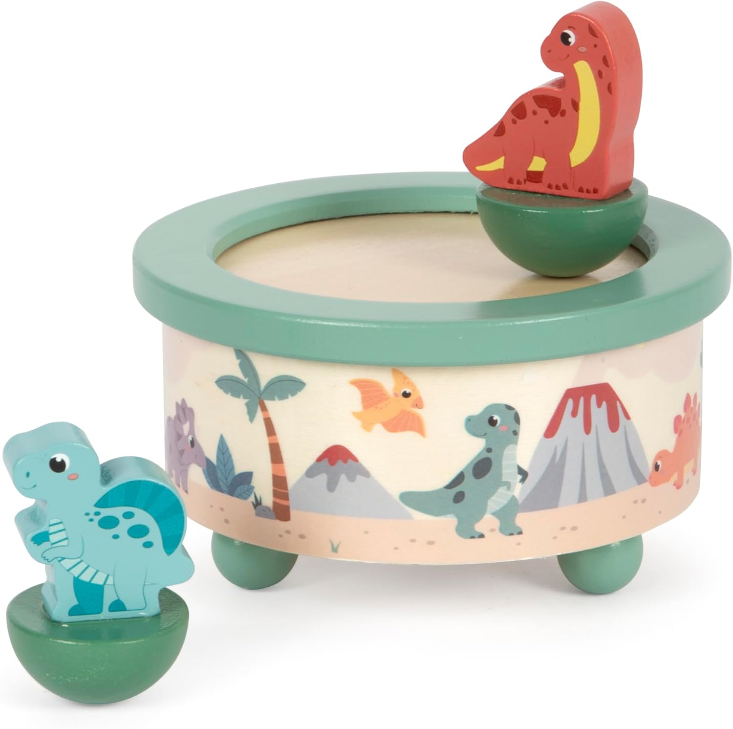 small foot music box "Dino", classic music box made of FSC® 100% certified wood, from 3 years, 12628