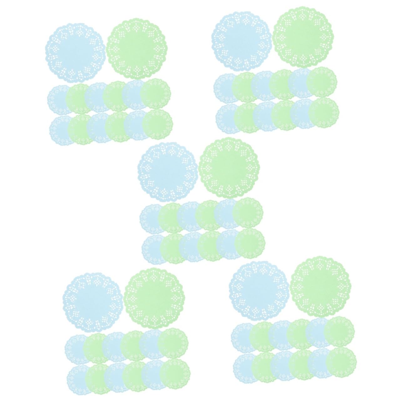 IMIKEYA 5piezas Manteles Decorativos De Encaje para y Celebraciones Múltiples Posavasos y Accesorios De Manualidades