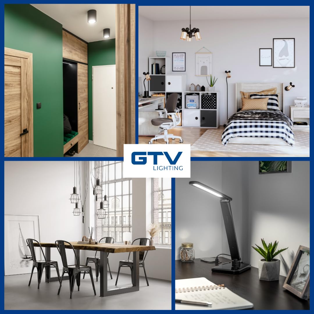 GTV - Lampada a sospensione MOUSE – max. 250 V, 50/60 Hz, 3 x E27, max. 25 W, IP20, media 30 cm, blu