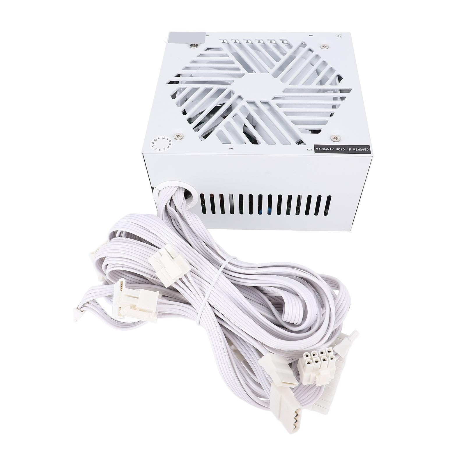 Modułowy Zasilacz ATX 600 W do Komputerów do Gier Wysokowydajna Pojedyncza Szyna 12 V z Chłodzeniem Niezawodny Zasilacz Komputerowy Stacji Roboczych i Zestawów Gier