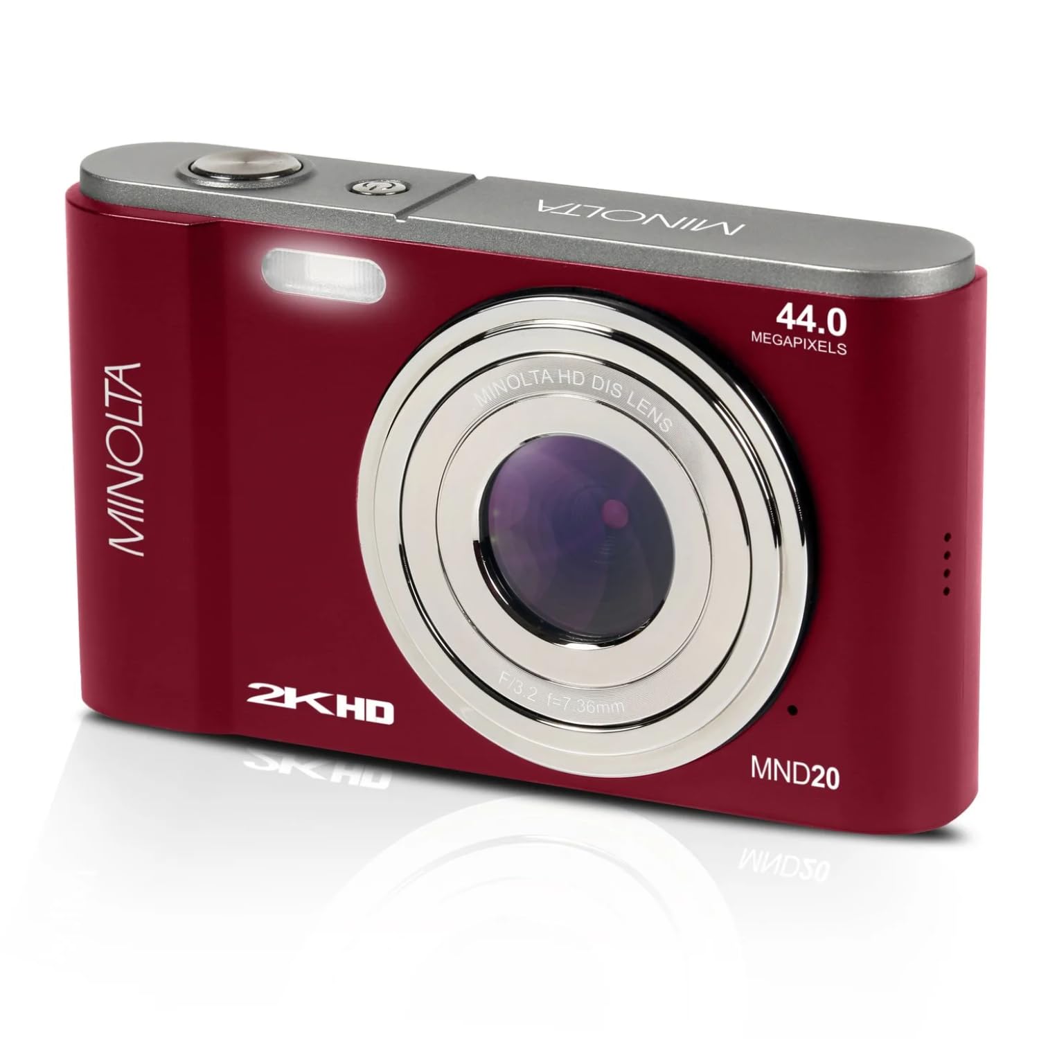 MND20 44 MP / 2.7K Ultra HD Digital Camera (Red)