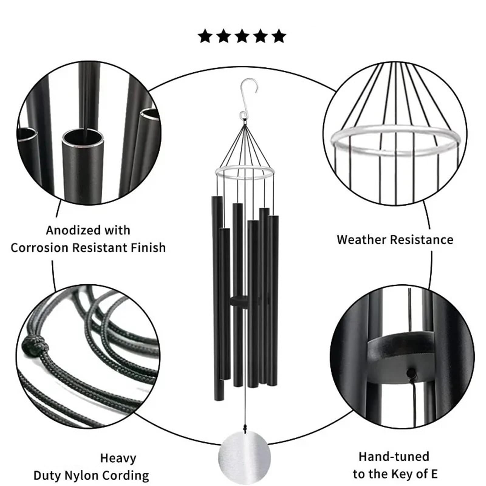 36 Zoll großes Windspiel-Denkmal Für Garten, Terrasse