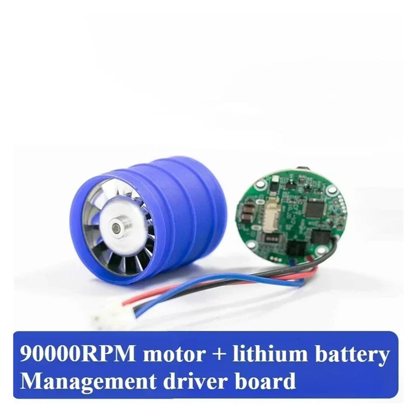 Xuro 1 szt. 12 V 130000 obr./min DC bezszczotkowy silnik wysokoobrotowy Silnik niskonapięciowy Elektryczna suszarka do włosów Akcesoria elektronarzędzi(Motor x control pane,130000RPM_12V)