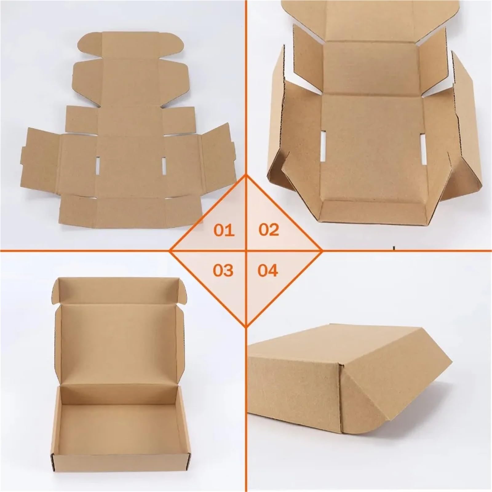 30 Uds. Cajas de envío pequeñas, cajas embalaje cartón corrugado con tapas for empresas, caja papel para Embalaje y Correo(Black,13x8x2.5CM)