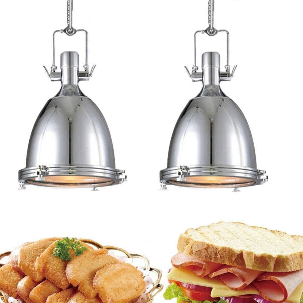 Komercyjny podgrzewacz do żywności, lampa grzewcza ze stali nierdzewnej, z regulacją wysokości, 360 mm