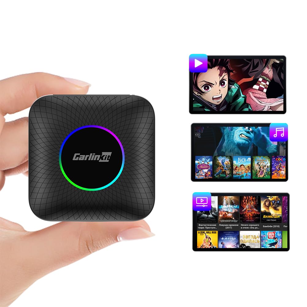 Amazon.com: CarlinKit Wireless CarPlay Adapter AI Box LED Plug
