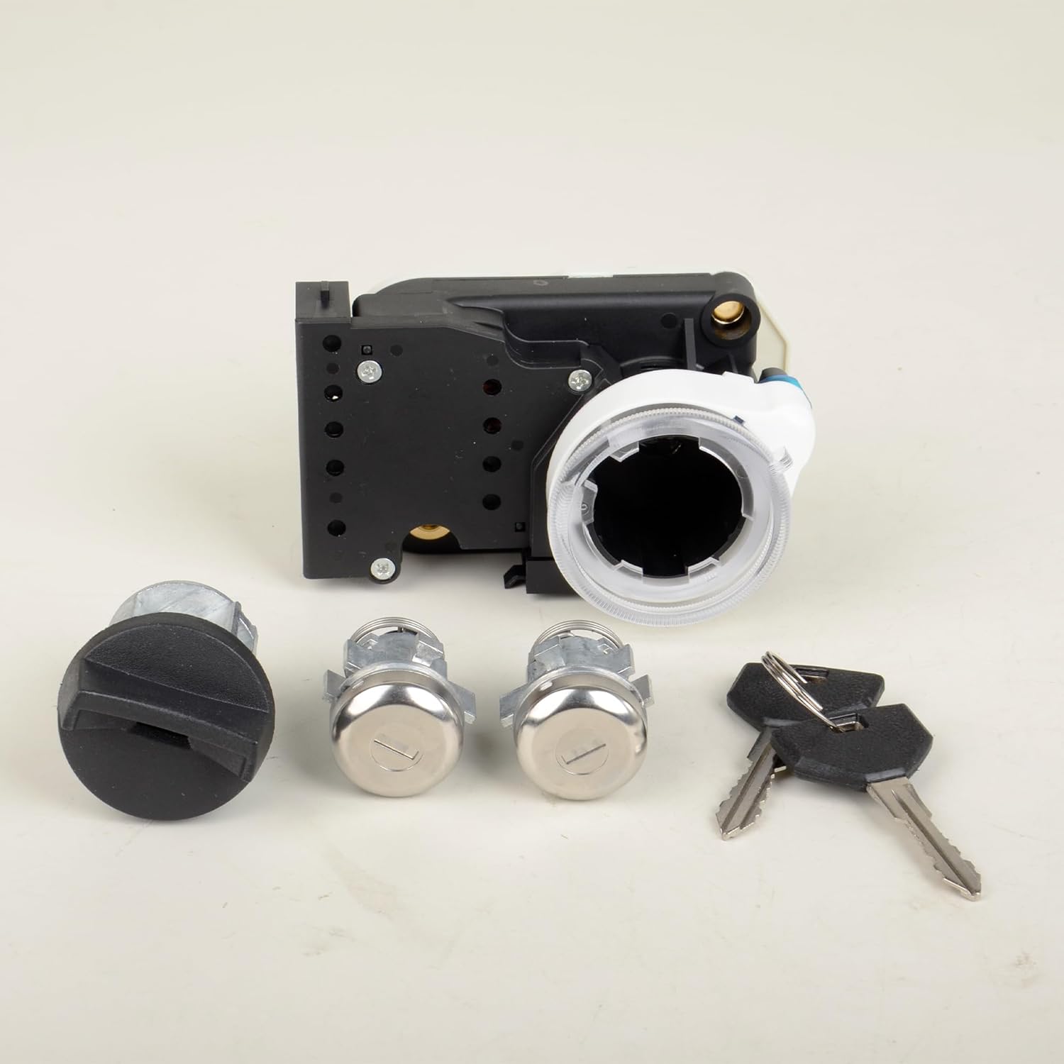 5003845AA Ignition Switch Lock Cylinder Compatible with Ram 1500/2500/3500 Durango/Dakota/Viper Grand Cherokee Replace 5003893AA 56021346AB w/Housing & 2 Door Lock & 2 Key