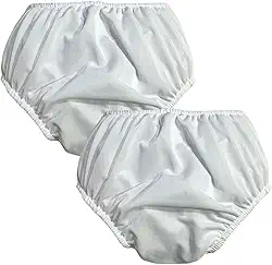 Kit 2 Fralda Plastica Geriatrica Reutilizável S/Botão 2und Diurno Norturno tecido lavável unissex material resistente Incontinência Urinária (P)