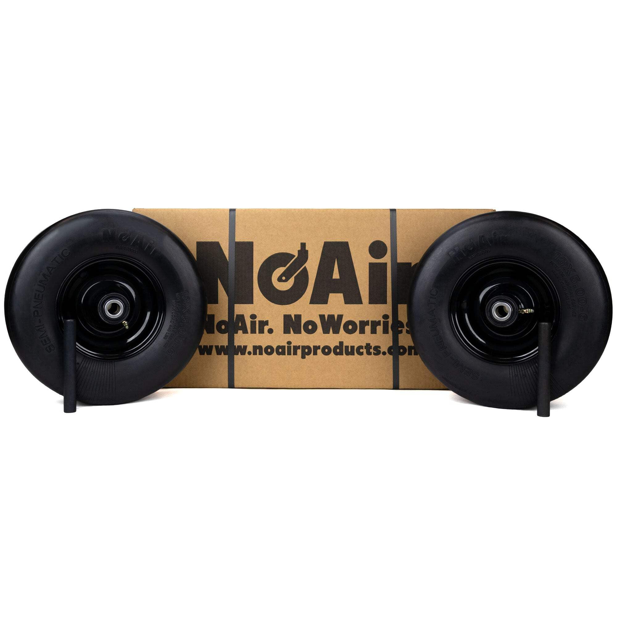 Amazon.com: NoAir® (2) Flat Free Tire Assemblies 13x5.00-6 Fits