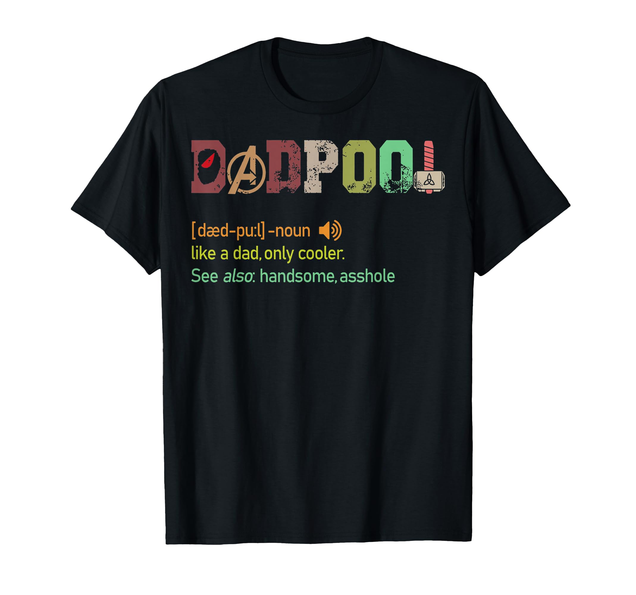 Dad-pool like a dad but only cooler Fathers day gift Classic T-Shirt
