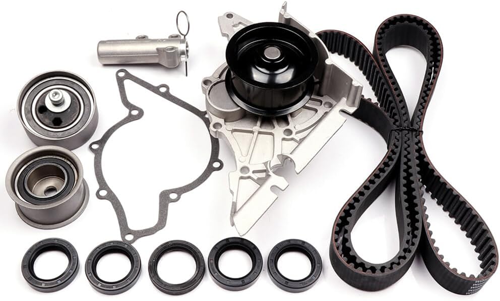 ASAPE TCKWP297 Timing Belt Kit with Water Pump Fit for 1998-2001 for Audi A4 Quattro 1998-2005 for Volkswagen Passat 1998 for Audi A6 Quattro