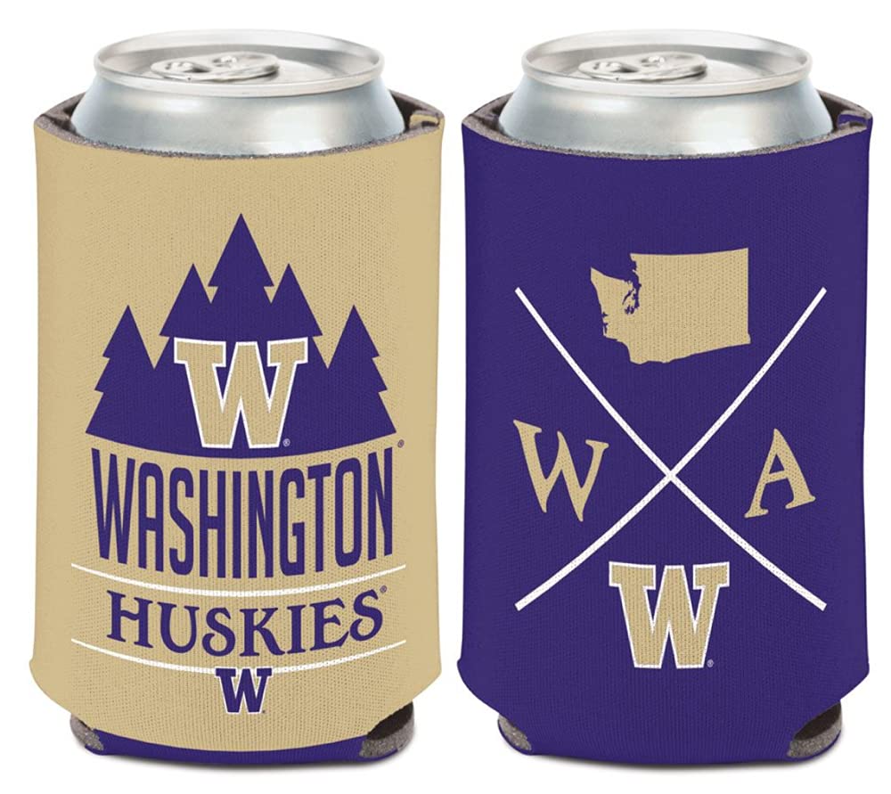 NCAA University Washington Huskies 1-Pack 12 oz. 2-Sided Can Cooler