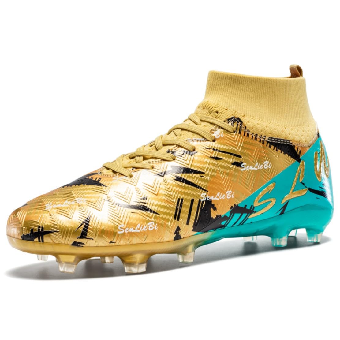 Botas de fútbol para Hombre Zapatillas Altas para césped Artificial Zapatillas de fútbol Sala para niños Zapatillas de Entrenamiento al Aire Libre Zapatillas de Atletismo