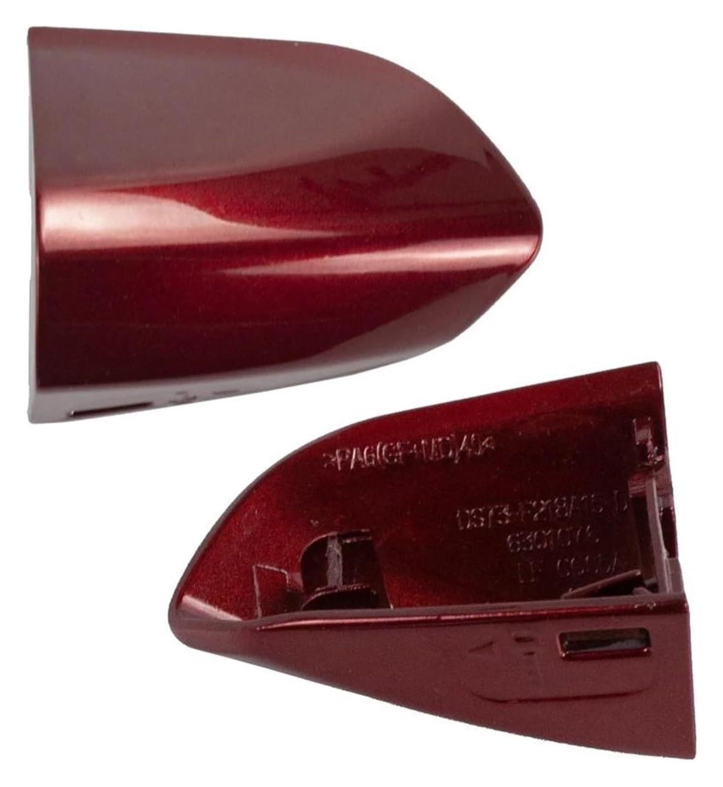 Qwqthgs Red Car Exterior Door Handle Cap For Mustang 2015-2020 Fr3z-63218A15-Acptm Car Door Handle Cover Lhd Exterior Cap(Red)