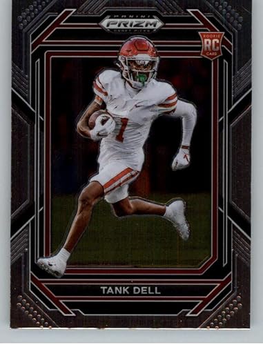 2023 Panini Prizm Draft Picks #148 Tank Dell Houston Cougars RC Rookie Card Official NCAA Football Card in Raw (NM or Better) Condition