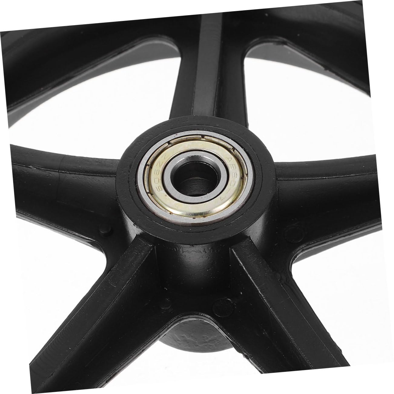 Ruedas Delanteras de Silla de Ruedas 4 Piezas Negro Acero Inoxidable | Goma y Plástico, Instalación Sencilla, Compatibilidad, Repuestos Sillas de Ruedas